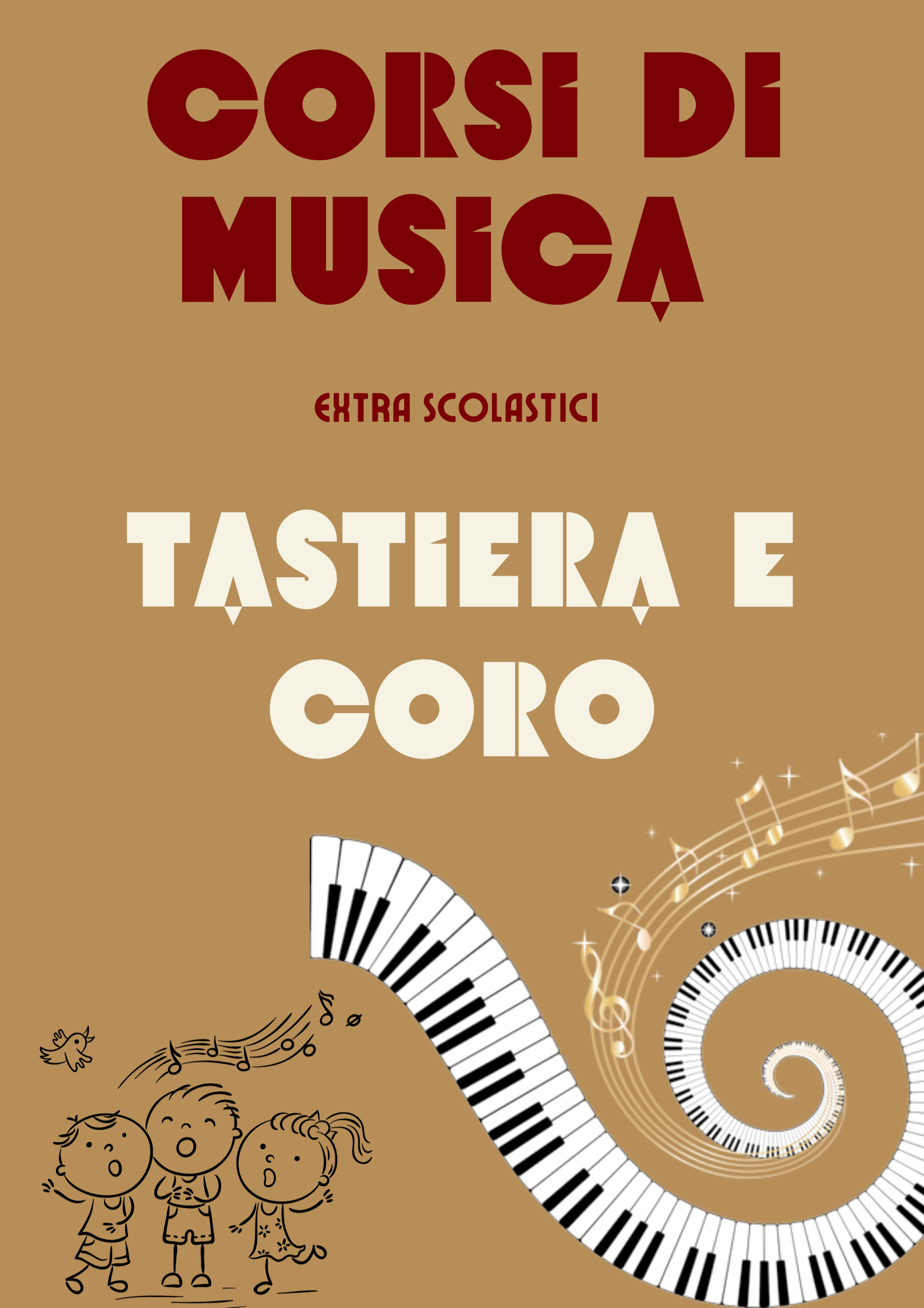 CORSI DI MUSICA E CORO extrascolastici presso Primaria e Secondaria 1°