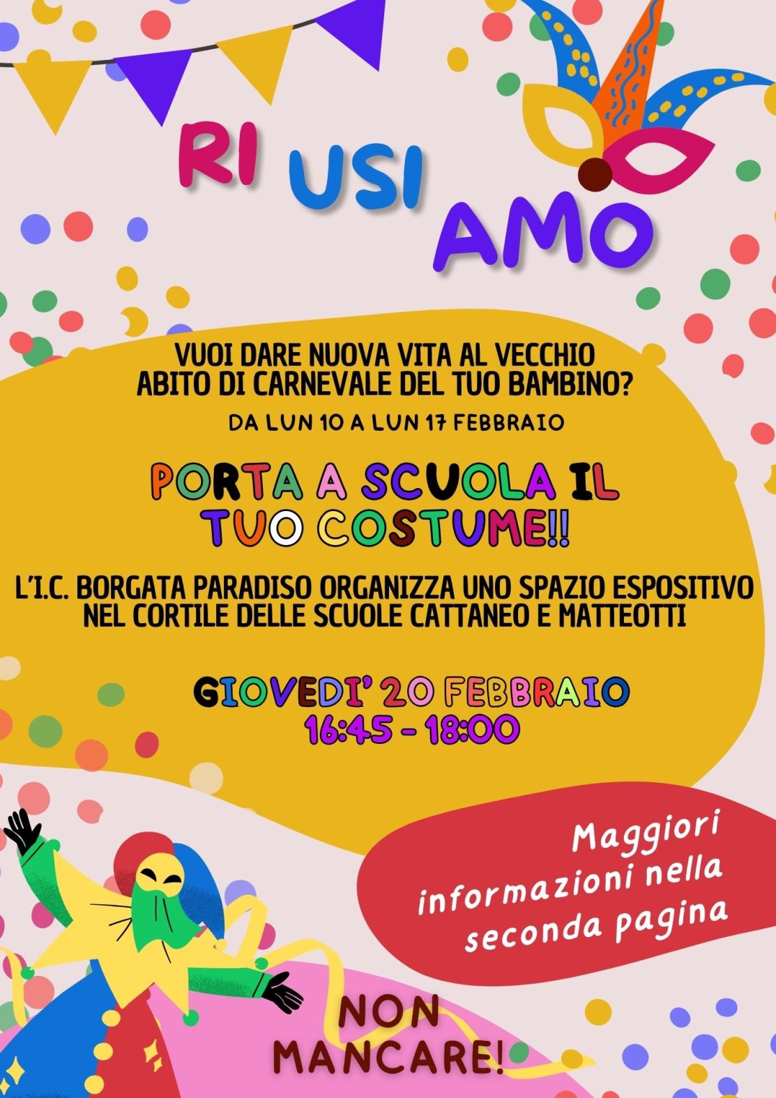 Iniziativa scuole ecoattive – Carnevale 2025