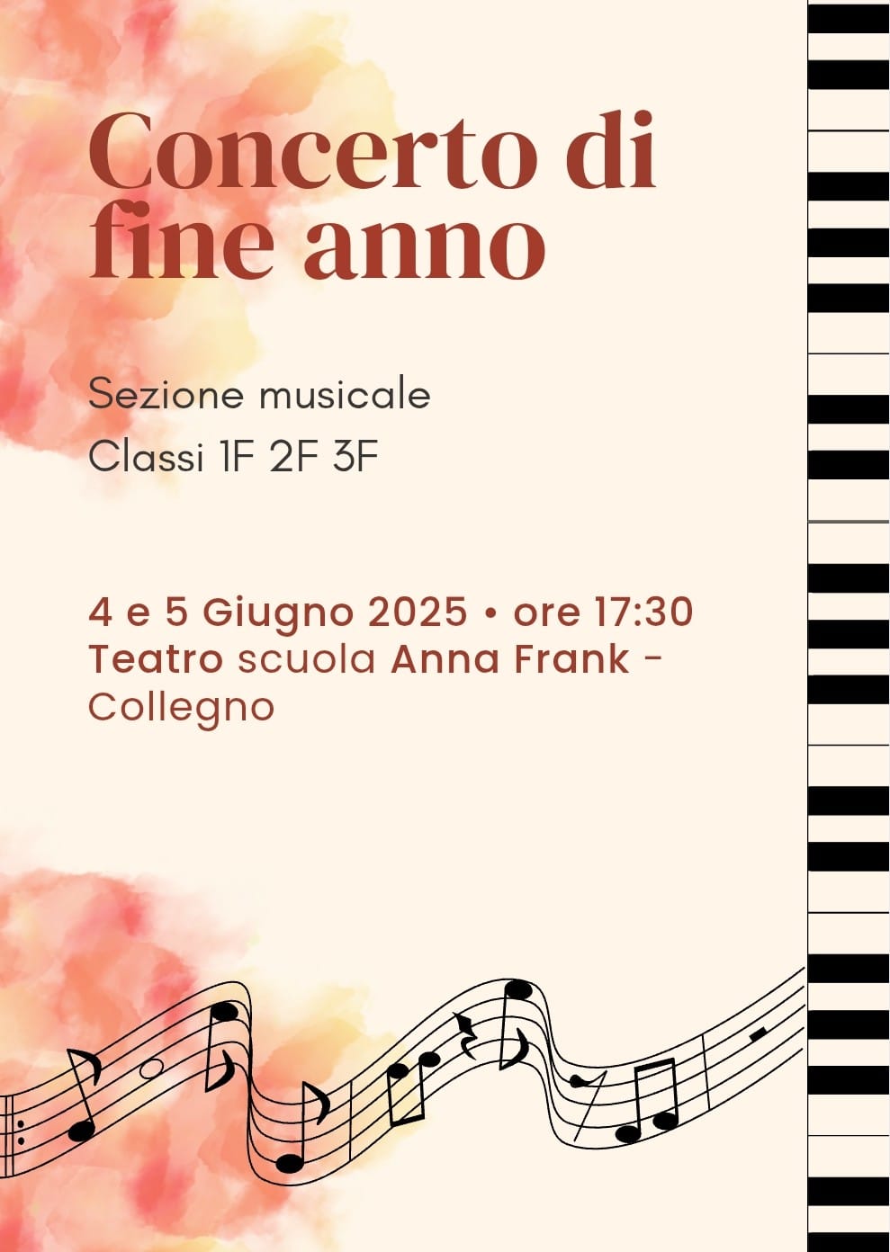 Concerto delle Orchestre a Indirizzo Musicale A.S. 2024/25