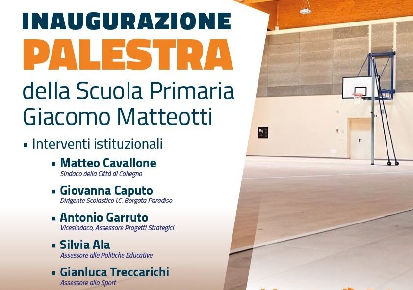 Inaugurazione palestra Matteotti